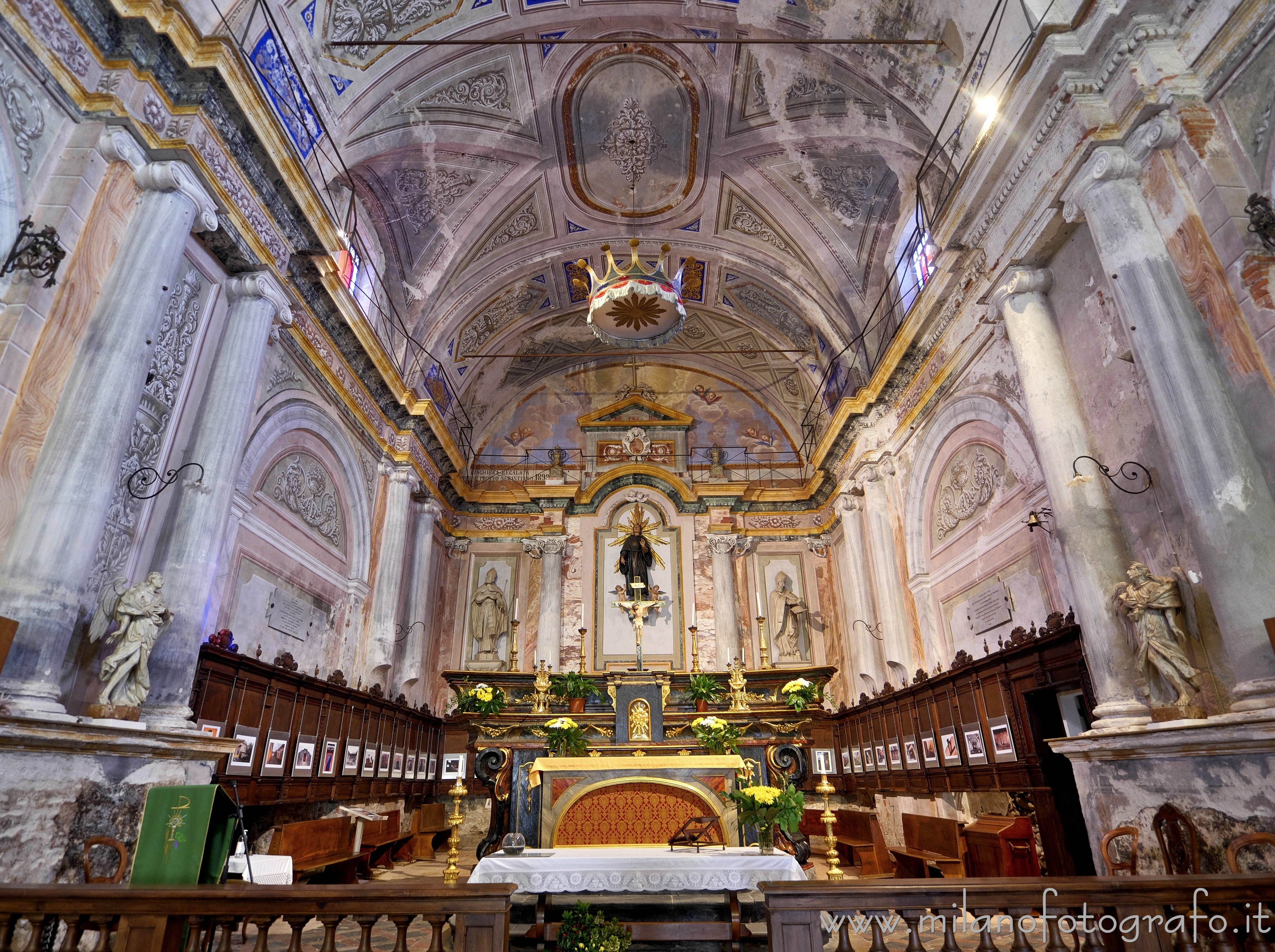 Biella - Presbiterio e coro della Chiesa di San Nicola - Foto a piena risoluzione